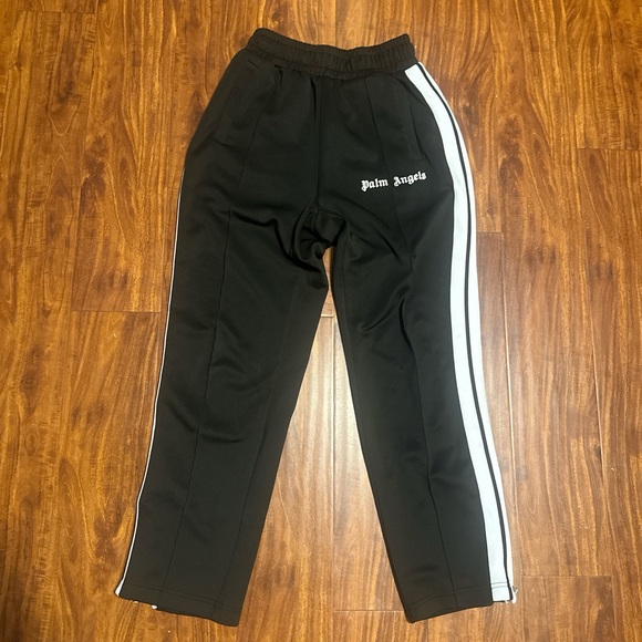 Palm Angels Black Pants with White Accents - Picture 1 of 3